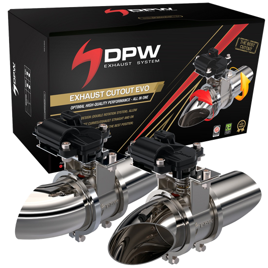DPW Exhaust Cutout EVO Kit for Dual Exhaust 2.5"