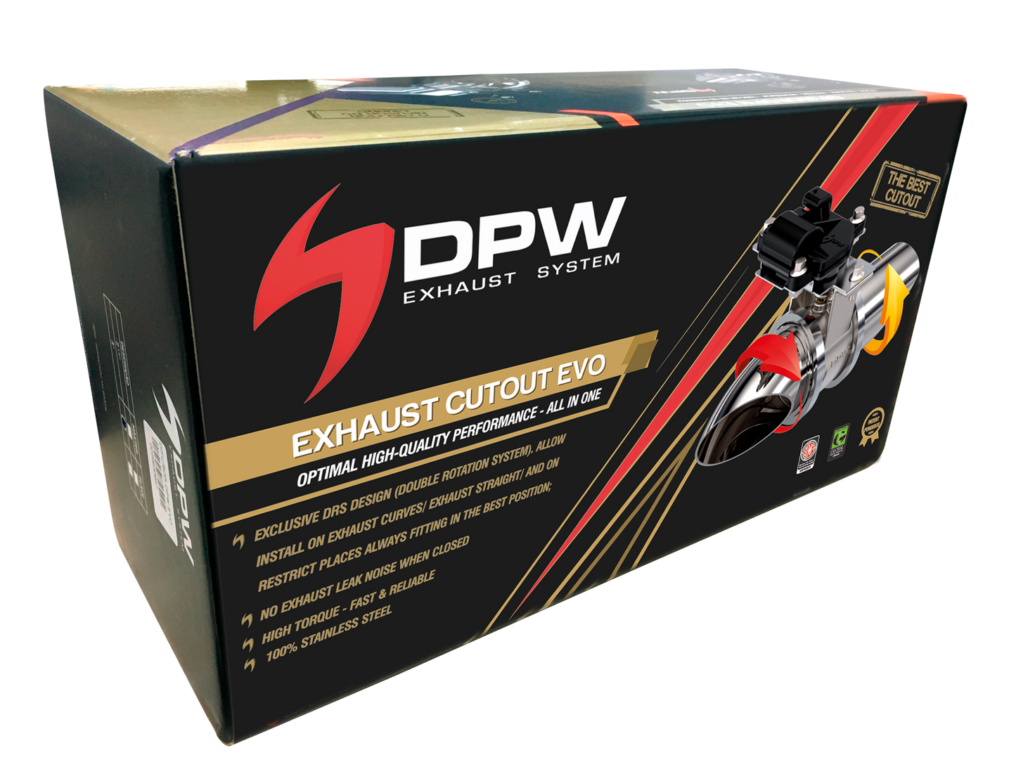DPW Exhaust Cutout EVO Kit for Single Exhaust 3"