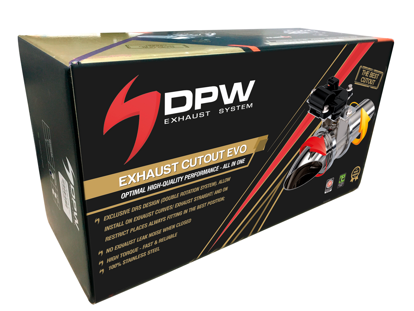 DPW Exhaust Cutout EVO Kit for Dual Exhaust 2.5"