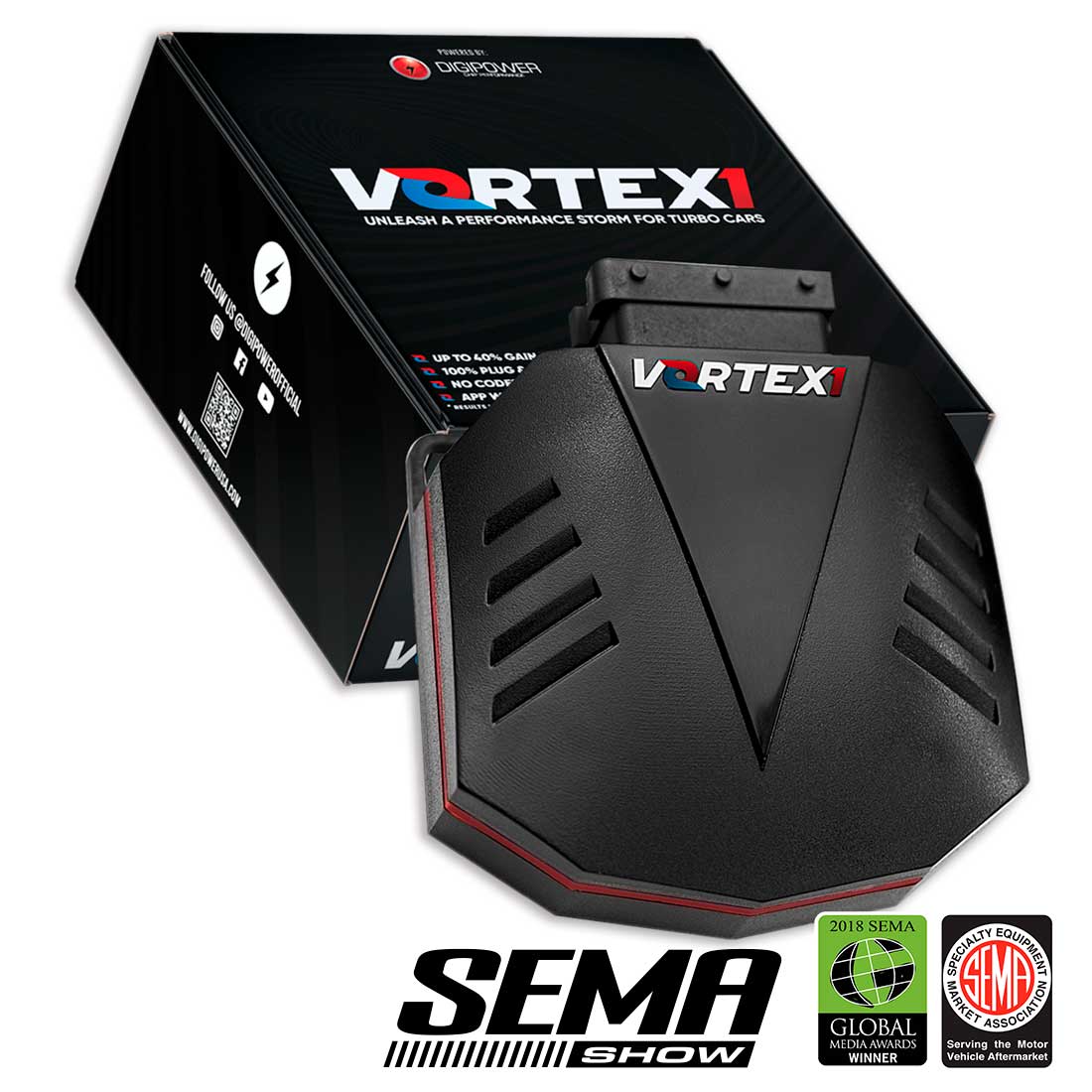 VORTEX1 Turbo Performance Tuner for Volkswagen Golf GTI 2018-2019 EA888 2.0