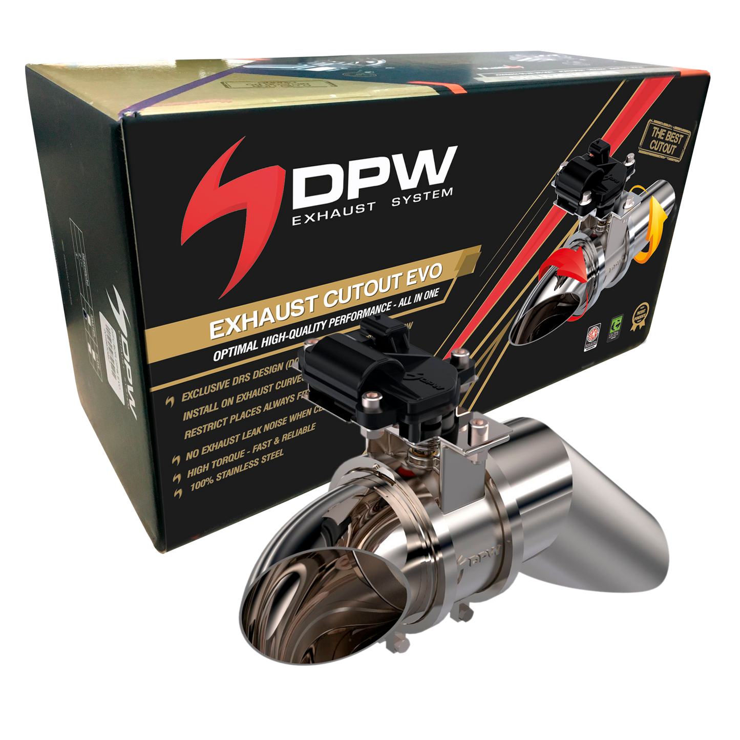 DPW Exhaust Cutout EVO Kit for Single Exhaust 3"