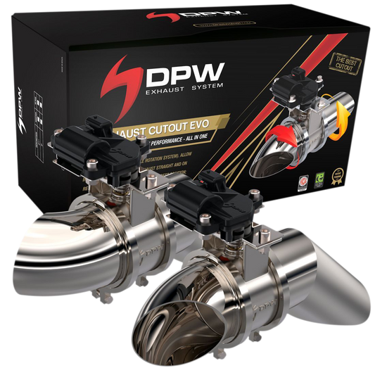 DPW Exhaust Cutout EVO Kit for Dual Exhaust 3"